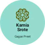 Business logo of karnia srote