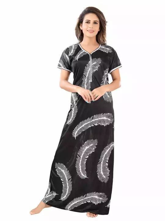 Product image of New Design Nightdress For Women's, Printed Nighty, price: Rs. 175, ID: new-design-nightdress-for-women-s-printed-nighty-a7dd72b8