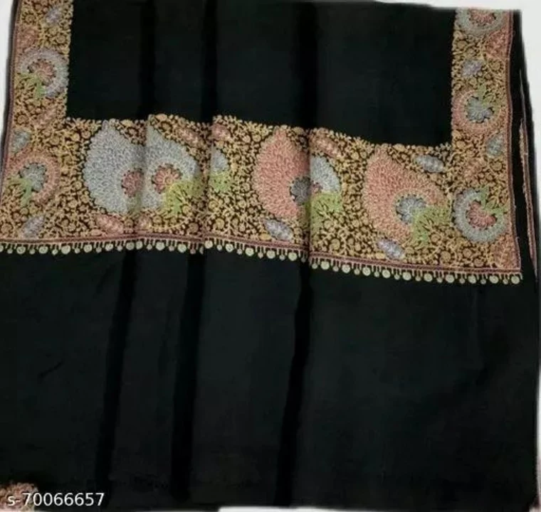 Woollen Shawls Fine Count Kashmiri Kani  Embroidery  uploaded by Sidhi Vinayak Textile on 1/9/2023