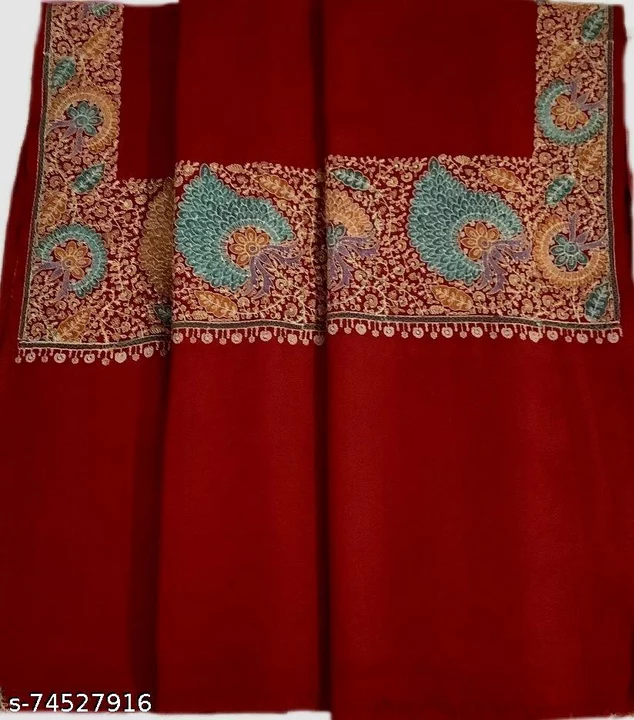 Woollen Shawls Fine Count Kashmiri Kani  Embroidery  uploaded by Sidhi Vinayak Textile on 5/30/2024