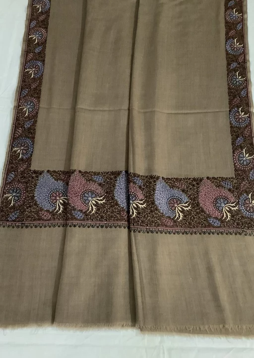Post image Fine Count Toosha Woollen Shawls Kashmiri Embroidery,Size 40*80 Inches,Dry Clean Only