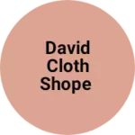 Business logo of David cloth shope