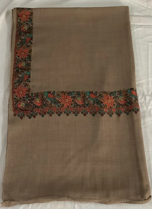 Woollen Shawls Fine Count Kashmiri Kani Embroidery  uploaded by Sidhi Vinayak Textile on 1/9/2023