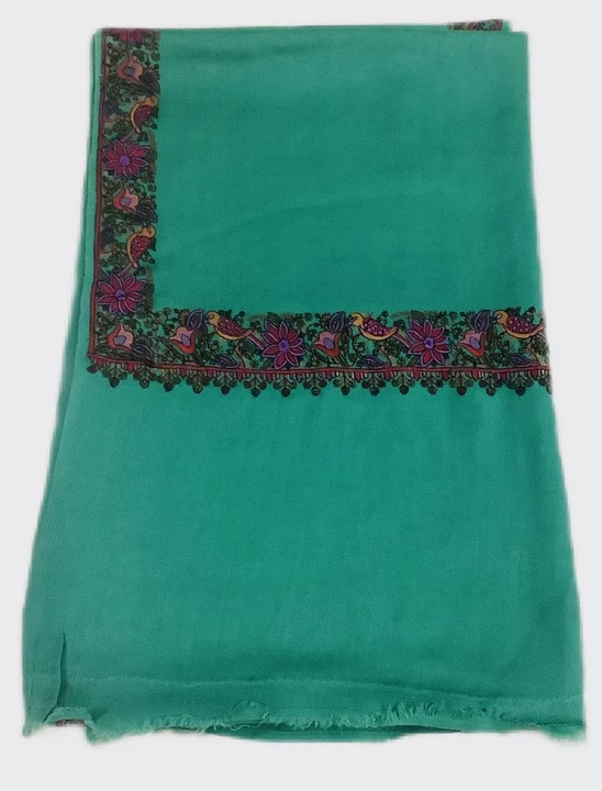 Product image of Woollen Shawls Fine Count Kashmiri Kani Embroidery , price: Rs. 1300, ID: woollen-shawls-fine-count-kashmiri-kani-embroidery-4c904e23