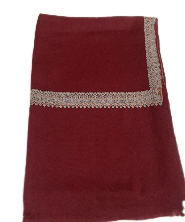 Product image of Semi Pashmina Woollen Shawls Kashmiri Emb D.no Ndh1 , price: Rs. 800, ID: semi-pashmina-woollen-shawls-kashmiri-emb-d-no-ndh1-68c21d57