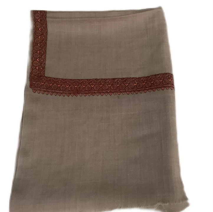 Semi Pashmina Woollen Shawls Kashmiri Emb D.no Ndh1  uploaded by Sidhi Vinayak Textile on 1/9/2023