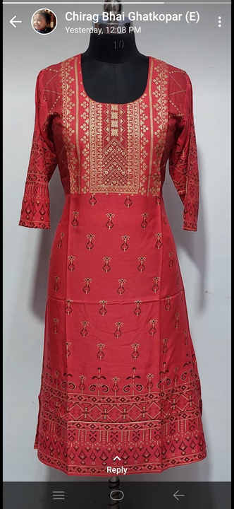 Kurti uploaded by business on 1/9/2023