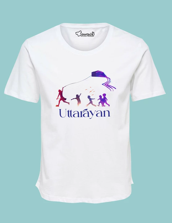 Uttrayan special t-shirt, Sarena fabric  uploaded by VR7 TRENDZ on 1/9/2023