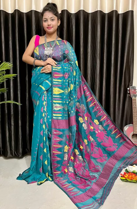 Soft jamdani saree uploaded by Bong saree center on 1/10/2023