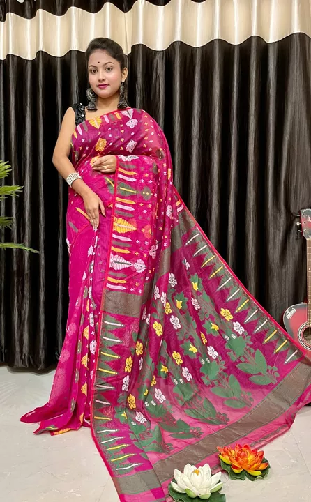 Soft jamdani saree uploaded by Bong saree center on 1/10/2023