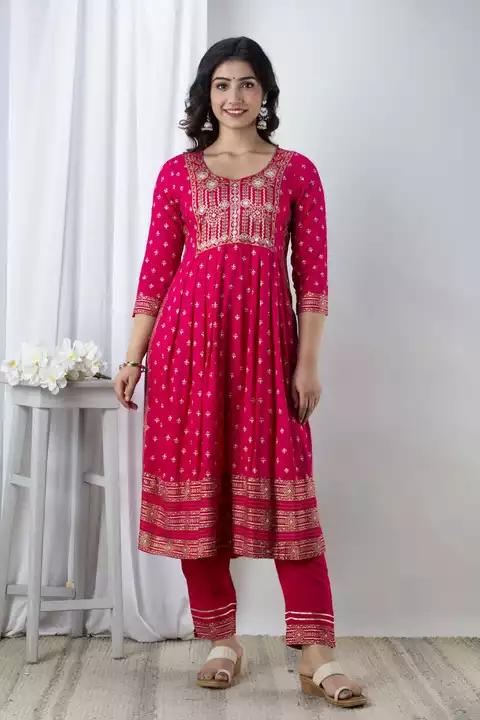 Kurti pent with duptta  uploaded by Diyanka Textile on 1/10/2023