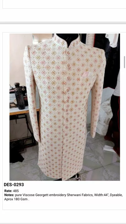 Product image with price: Rs. 450, ID: pure-viscos-georget-embroidery-fabric-61bd9143