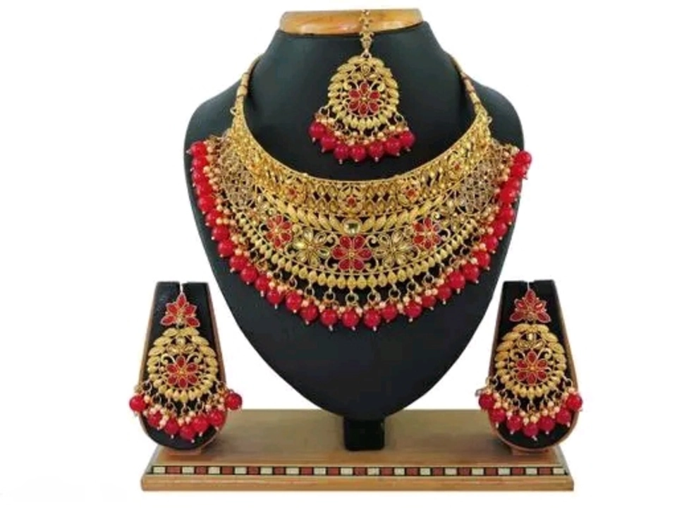 Trendy modern new style jewellery set for bulk price please contact uploaded by PLP Fashion on 1/10/2023