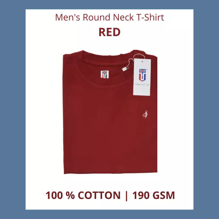 Post image Premium quality men's round neck Tshirts for just 229rs only.