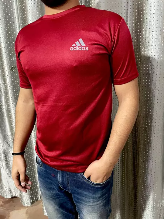 Post image Fabric : *Dot net*
Brand : *Adidas*
Size : *m to xxl*
Colours: *4 colours available
Mehroom
Navy blue
Black 
Sky-blue
Price: *130 rs. Only*
