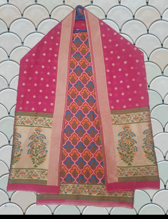 Cotton soft tilfi suit dupatta uploaded by Shakila textile on 1/10/2023
