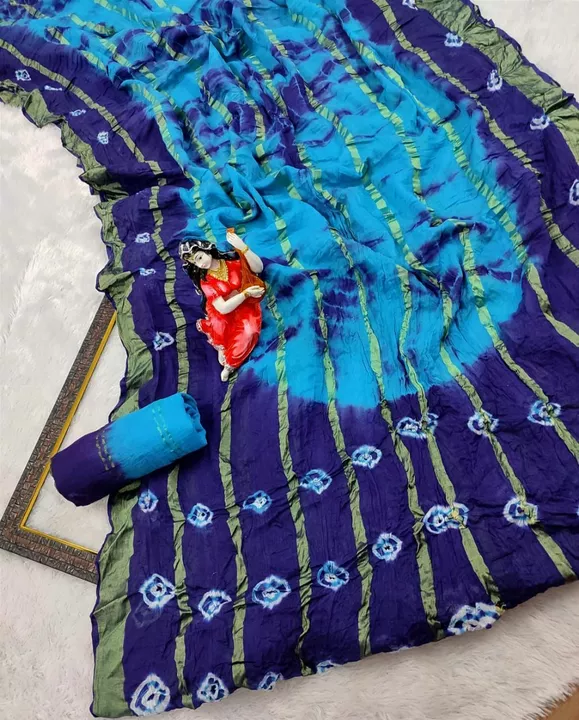 Bandhani saree  uploaded by business on 1/10/2023