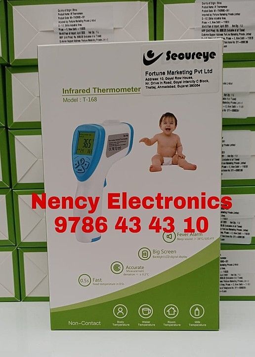 Infrared thermometer uploaded by Nency Electronics on 7/5/2020