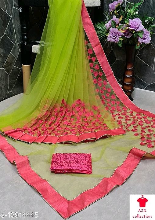 Party wear saree uploaded by A2R collection  on 2/11/2021
