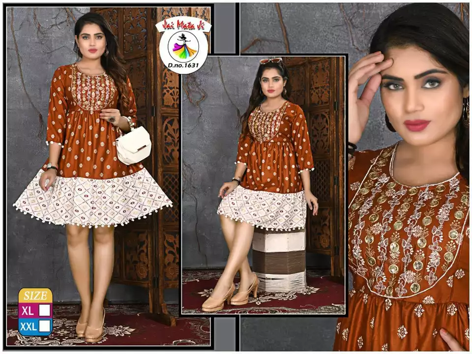 Presenting new design  Nayra sequence tunic uploaded by Swastik creation on 5/10/2024