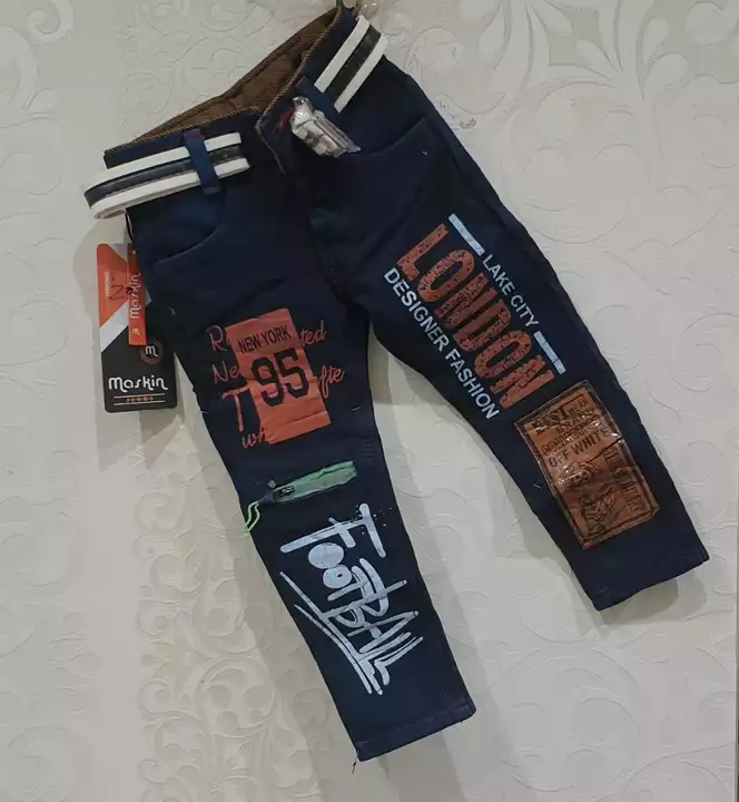 Jeans Kids 22 se 40 MIX desine uploaded by Meera Collection Factory Outlet on 1/10/2023