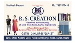 Business logo of R S creation
