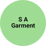 Business logo of S A garment