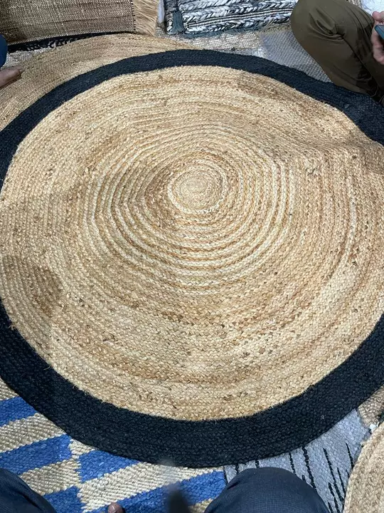 Round carpet jute uploaded by AHMAD. Handloom on 5/29/2024
