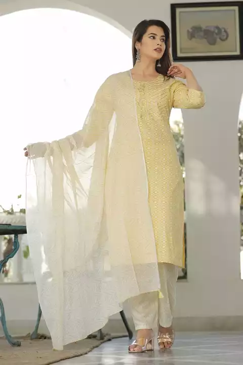 Kurti pent with dupatta uploaded by business on 1/10/2023
