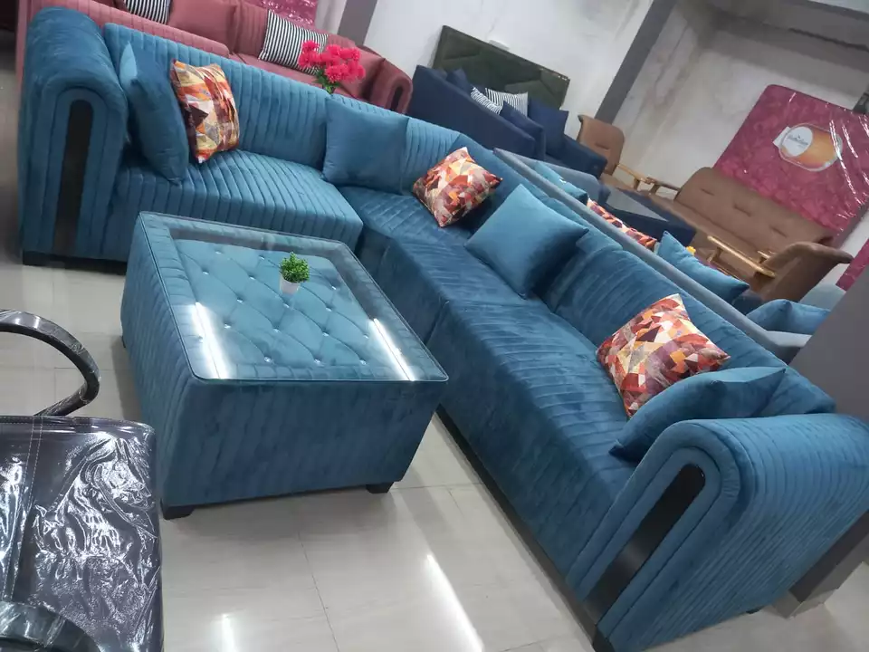 Usa fabric sofa set uploaded by JHarkhand sofas on 1/11/2023