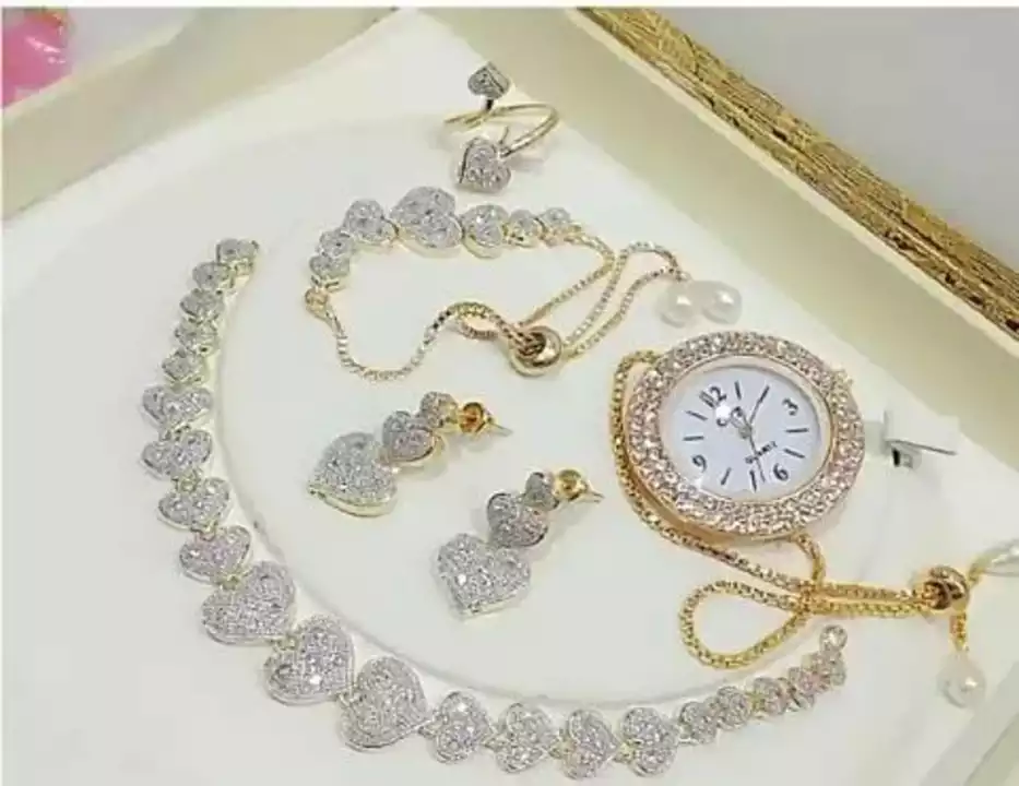 *Designer Alloy Gold Plated Jewellery Combo Sets*

*Price 350*

*Free Shipping Free Delivery*

*Mate uploaded by SN creations on 1/11/2023