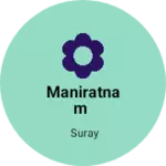 Business logo of Maniratnam