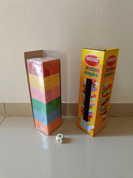 Colour jenga uploaded by Ruler toys on 1/11/2023