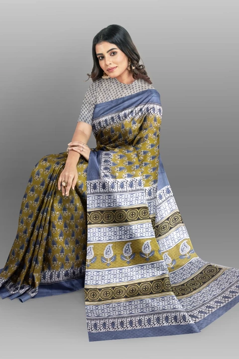 *Best quality cotton mulmul saree*


*Beautiful Handblock printed pure cotton mulmul sarees* *with b uploaded by Aanvi fab on 1/11/2023