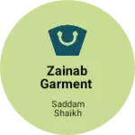 Business logo of Zainab garment