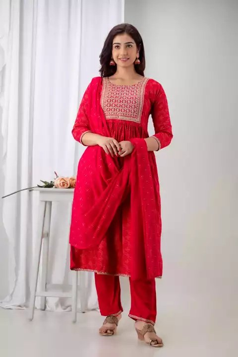 Kurti pent with duptta  uploaded by Diyanka Textile on 1/11/2023