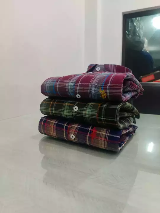 Cotton check uploaded by Patel knitwear on 1/11/2023