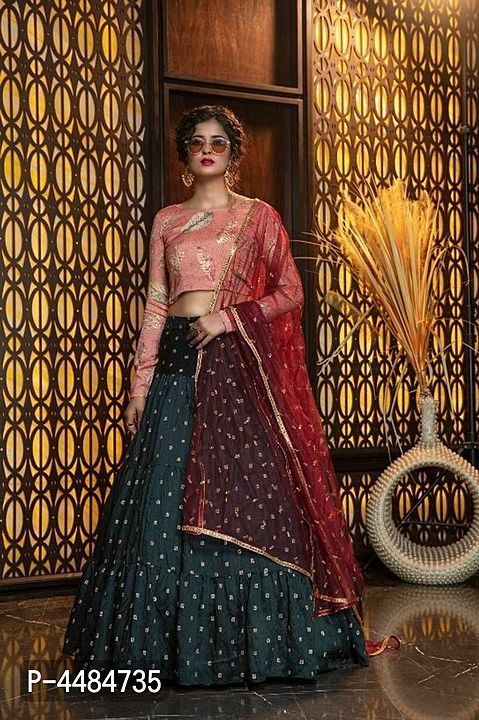*New Arrival Bollywood Style Silk Blended Lahenga Choli For Women(semi-stiched)*

 *Size*: 
Free Siz uploaded by business on 2/11/2021