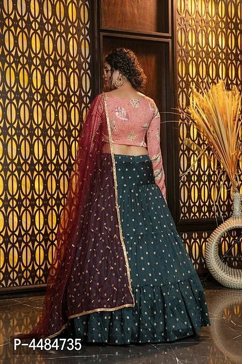 *New Arrival Bollywood Style Silk Blended Lahenga Choli For Women(semi-stiched)*

 *Size*: 
Free Siz uploaded by Home shop  on 2/11/2021
