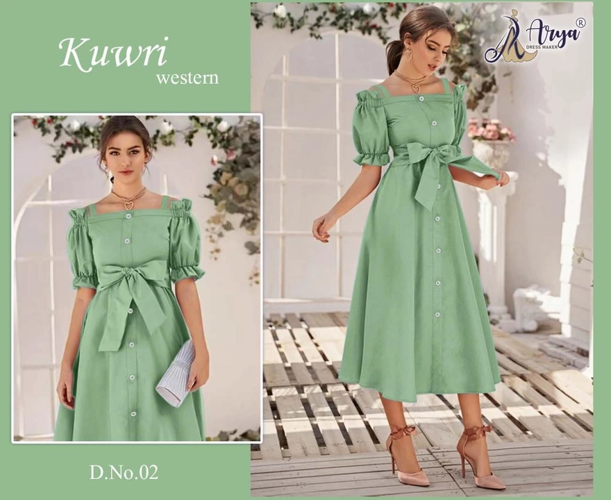 KUWARI WESTREN

- Colour - 6

- Fabric - Sluw Cotton 

- Size - M,L,XL,XXL

- Length - 49 TO 51

Pri uploaded by SN creations on 1/11/2023