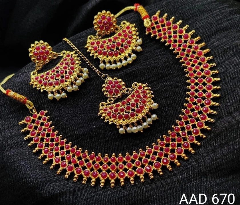 Necklace set  uploaded by Shree Krishna enterprises  on 1/11/2023