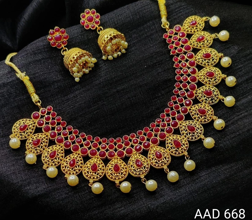 Necklace set  uploaded by Shree Krishna enterprises  on 1/11/2023