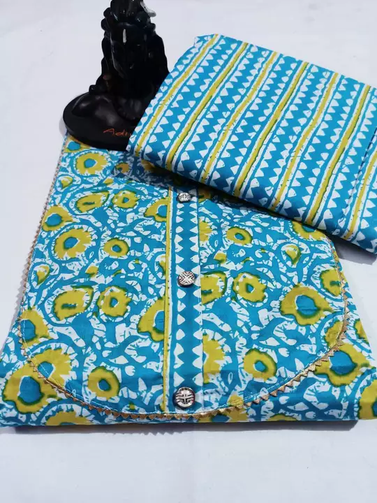 Premium Jaipuri Cotton kurti pant set for women  uploaded by ISHAAN TEXTILES on 5/28/2024