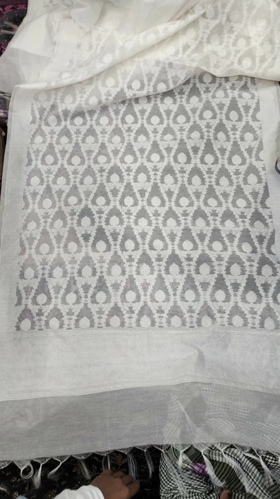 Banarasi cotton by cotton dupatta  uploaded by R S Saree on 1/11/2023
