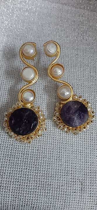 Druzy earring  uploaded by B b manufacturing on 2/11/2021