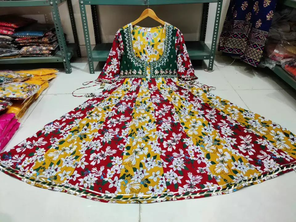 18 kalidar full flair gown  uploaded by Karagwals Fab on 1/11/2023