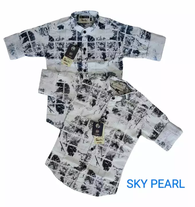Boys brasho cotton printed shirts 4x16 uploaded by Shreeji enterprise  on 6/2/2024