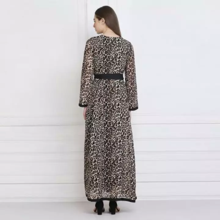 Women polyester Animal print Dress  uploaded by Anshara Fashion on 1/11/2023