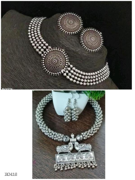 *Cash On Delivery Available*


*Catalog Name: *oxidised jwellery set combo*

* Best Price In M uploaded by SN creations on 6/3/2024