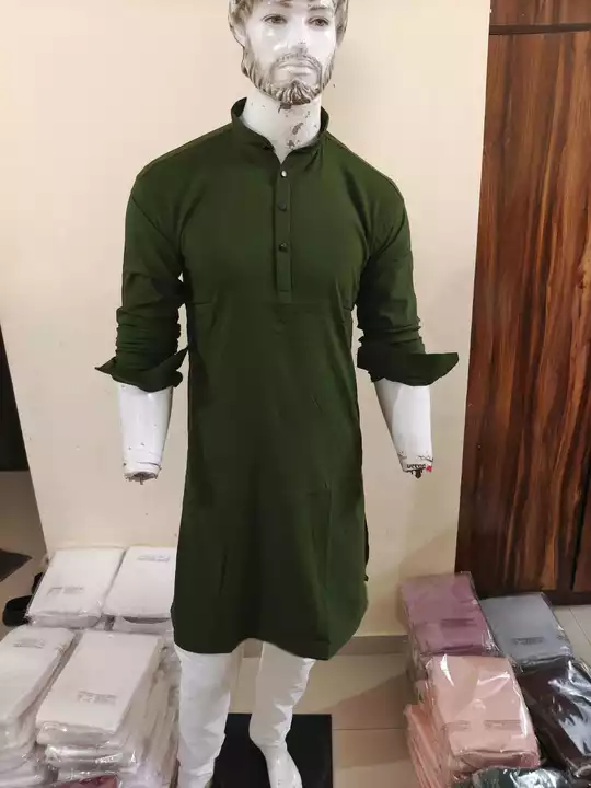 KURTA PAIJAMA SET PURE COTTON(ONLY FOR RETAIL & RESELLERS) uploaded by Faateh Export (NO COD)📞9321897053 on 5/30/2024